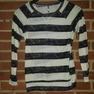 Large Striped Wallflower Top